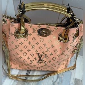 Peach and Gold Tote Bag